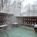 풍경마을 버스정류장주변 | 일본 겨울 온천여행 추천 아키타 뉴토온천마을 큐카무라 온천 매력 장점 후기 정보