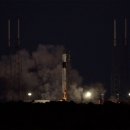 스페이스 엑스 테스트 화재 팔콘 9 GPS 발사 전에 로켓 이미지