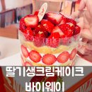 딸기 생크림 케이크 추천 | 바이웨이 베이커스 별내점 솔직후기