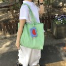 레드크리스탈 노트북 수납 가능 에코백 프루티 데이즈 백 착용 후기