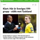 [SE] 2018 러시아 월드컵 F조 한국 스웨덴 조추첨 결과, 스웨덴 반응 이미지