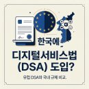 연합가축인공수정센타 | 디지털 서비스법 한국 도입 가능성, 유럽 DSA와 국내 규제 비교