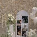 웰컴호텔 | 제주 난타호텔 웨딩 웰컴보드 세팅 후기｜화이트톤 웰컴보드 &amp; 포토존 플라워투더문