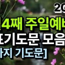 8월 4째주 주일 예배 대표기도문 모음 이미지