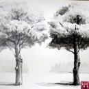 뎃생 수채화 이미지