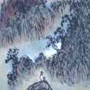 행복을 그리는 한국화 이미지