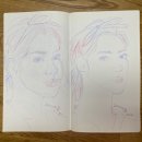 색연필로 그리는 일러스트 이미지