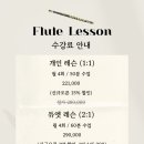 플루트 1:1 개인레슨 이미지