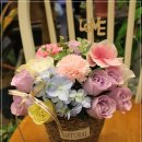 비누꽃 바구니 제작 이미지