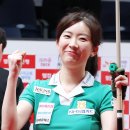 당구 요정 정수빈 '첫 결승 진출후 함박 미소' 이미지