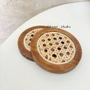 사)강원특별자치도지적장애인복지협회 춘천시지부 | 지적발달장애인과 화천 공방이 함께한 라탄 케인 티코스터 단체 수업