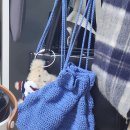 코바늘뜨기 | 러플 스트링백팩 뜨기, 모칠라코튼 뜨개실 솔직 후기 (코바늘 가방 뜨기)