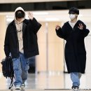 도쿄로 출국하는 BTS 정국-지민 이미지