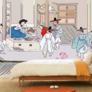 우리의 전통미를 담은 한국화 | 민화 벽화벽지, 우리 집을 갤러리처럼: 개성 있는 인테리어로 바꾸는 방법