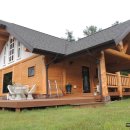 통나무집 이미지