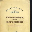 한국어의미론 | 모리스 메를로 퐁티의 "지각의 현상학"