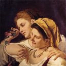 아티스트카니발미술교습소 | 메리 커샛 — 개인 소장 / 카니발에서 (꽃을 던지는 두 여인) / 1872년작 (#1870년대)