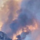 대규모 산불이 발생: 스페인/ 멕시코/ 미국 마이애미 이미지