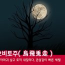 오비토주(烏飛兎走) – 까마귀 날고 토끼 내달리다, 쏜살같이 빠른 세월 이미지