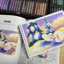 오일파스텔과 색연필 풍경그리기 이미지