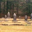 월정사 부도군 이미지