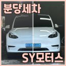 Y 모터스 | 분당 디테일링 세차 에스와이모터스 에서 테슬라 모델Y 손세차 했어요