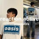 남자 반팔 티셔츠 오아시스 락밴드 빈티지룩 반팔티 브랜드 리액션액티브 추천