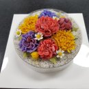 홈수제 앙금플라워 떡케이크 만들기 이미지