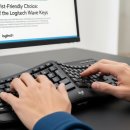 웨이브 WAVE | 사무용 키보드, 손목 건강 지키는 선택: 로지텍 웨이브 키(Wave Keys) 실사용 후기