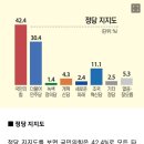 성남 분당을, 정당 지지도... 국힘 42.4% vs 민주 30.4% [총선 여론조사] 이미지