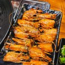 목감 속초오징어어시장에서 새우구이와 광어+우럭회까지! 풀코스~