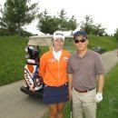 2014년 LPGA 세계여자 프로골프 랭킹 8위 최운정 선수와 친선경기 라운딩하며...(Waterloo Ontario) 이미지