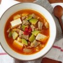 돼지고기 애호박찌개 얼큰한 애호박 고추장찌개 만드는법 이미지