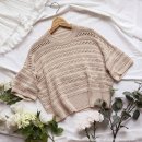 도안대로 | Lacey Loop Tee FO 후기 + 라라뜨개 라라튜브 / 봄여름 대바늘 추천 도안