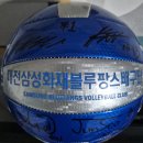 삼성화재 배구단 싸인볼 이미지