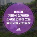 솔뜰근린공원 풋살장 | 계단식 실개천과 소규모 연못이 있는 "뜸이기뜰 근린공원"(박상림 기자님)