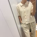 펀칭 카라 니트 가디건처럼 실착용 후기, GU 배럴 레그 팬츠 후기