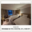 잠실 롯데호텔월드점 디럭스 트윈룸 시티뷰, 조식, 수영장 이용 후기
