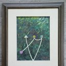 87 淵(권옥연?) sign 추상화 H42 W31 6F oil on canvas 이미지