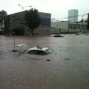 2011 7.26일 폭우로 인한 서울의 참담한 모습 이미지