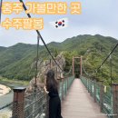 팔봉1교 다리 밑 | 충주여행 충주 가볼만한 곳 수주팔봉 출렁다리, 수주팔봉 근처 카페 팔봉커피