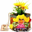 수채화 예술 도자기 이미지