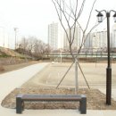 가로등 벤치 이미지