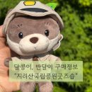지리산국립공원굿즈숍: 달콩이, 반달이 키링 구매후기