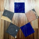 천연염색과 바느질 이미지