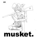 [머스킷musket]표지,1p,2p 이미지