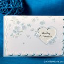 H8219 | [티아라카드-청첩장] 하늘색과 꽃이 조화를 이룬 청첩장! 하늘색 좋아♬ H8219 청첩장