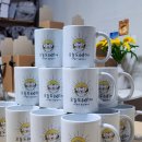 해맑개 | 개업 머그컵 답례품 제작 재주문 후기