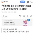 "민주주의·법치 무너뜨렸다" 부울경 교수 600여명 15일 '시국선언' 이미지