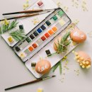 마음 힐링을 위한 수채화 이미지